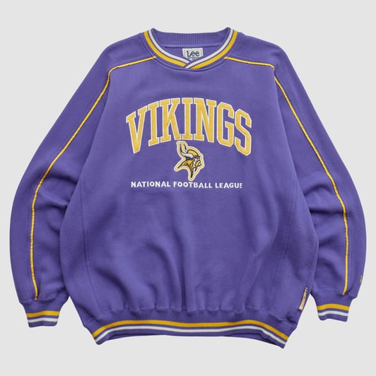 Minnesota Vikings Lee Apparel 2000s Pullover Sweatshirt - Purple - XL by Fanatics Real Vintage