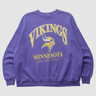 Minnesota Vikings Lee Apparel 90s Pullover Sweatshirt - Purple - XL by Fanatics Real Vintage