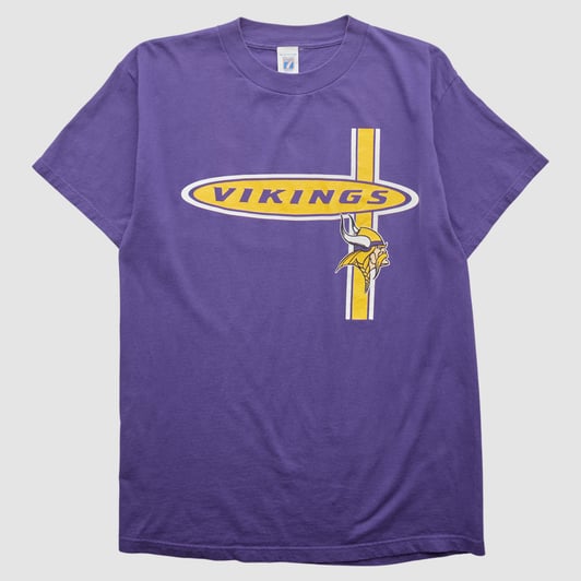 Minnesota Vikings Logo 7 90s T-shirt - Purple - M by Fanatics Real Vintage