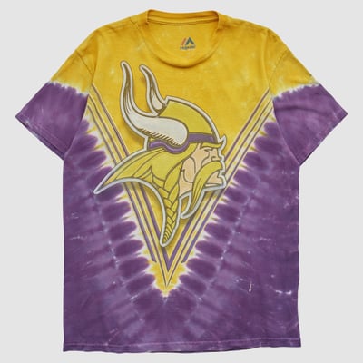Minnesota Vikings Majestic 2010s T-shirt - Purple - S by Fanatics Real Vintage