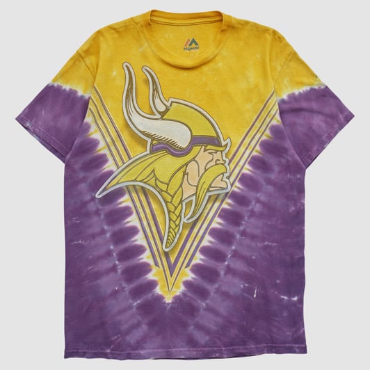 Minnesota Vikings Majestic 2010s T-shirt - Purple - S by Fanatics Real Vintage