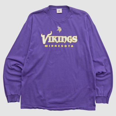 Minnesota Vikings NFL 2000s Long Sleeve T-shirt - Purple - 2XL by Fanatics Real Vintage