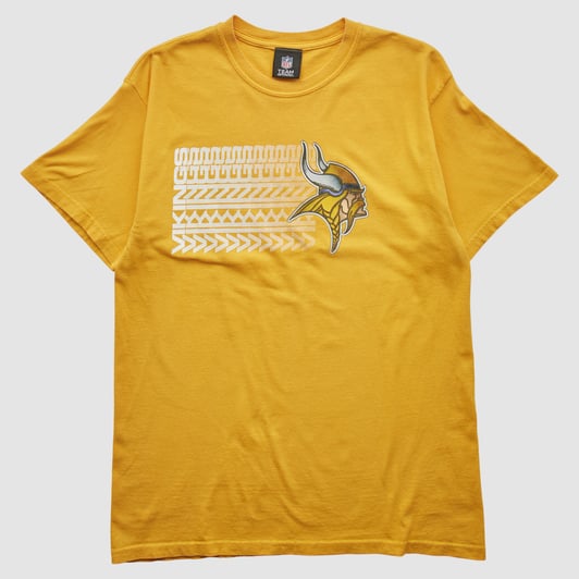 Minnesota Vikings NFL 2010s T-shirt - Yellow - S by Fanatics Real Vintage