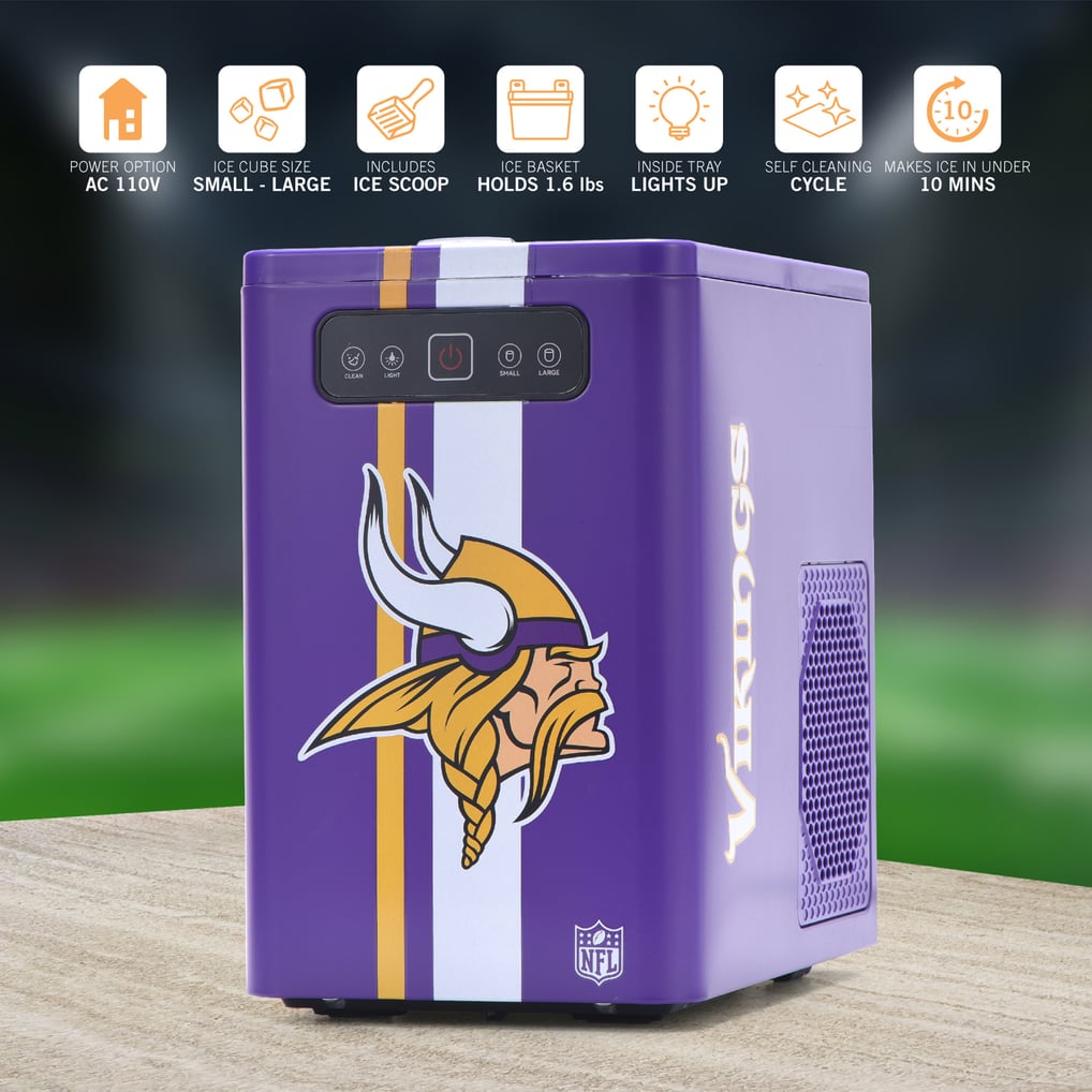Minnesota Vikings Portable Ice Maker Machine