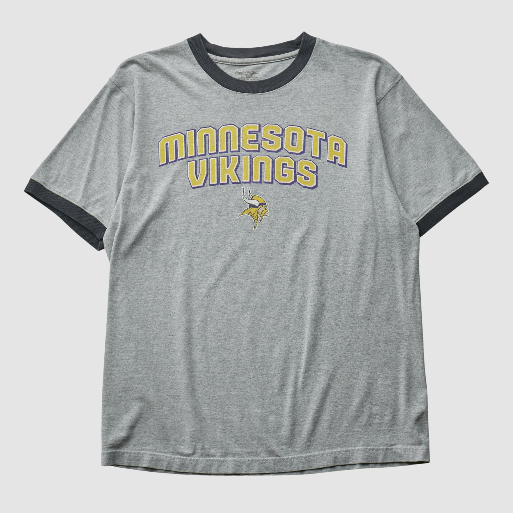 Minnesota Vikings Reebok 2000s T-shirt - Heather Gray - M by 