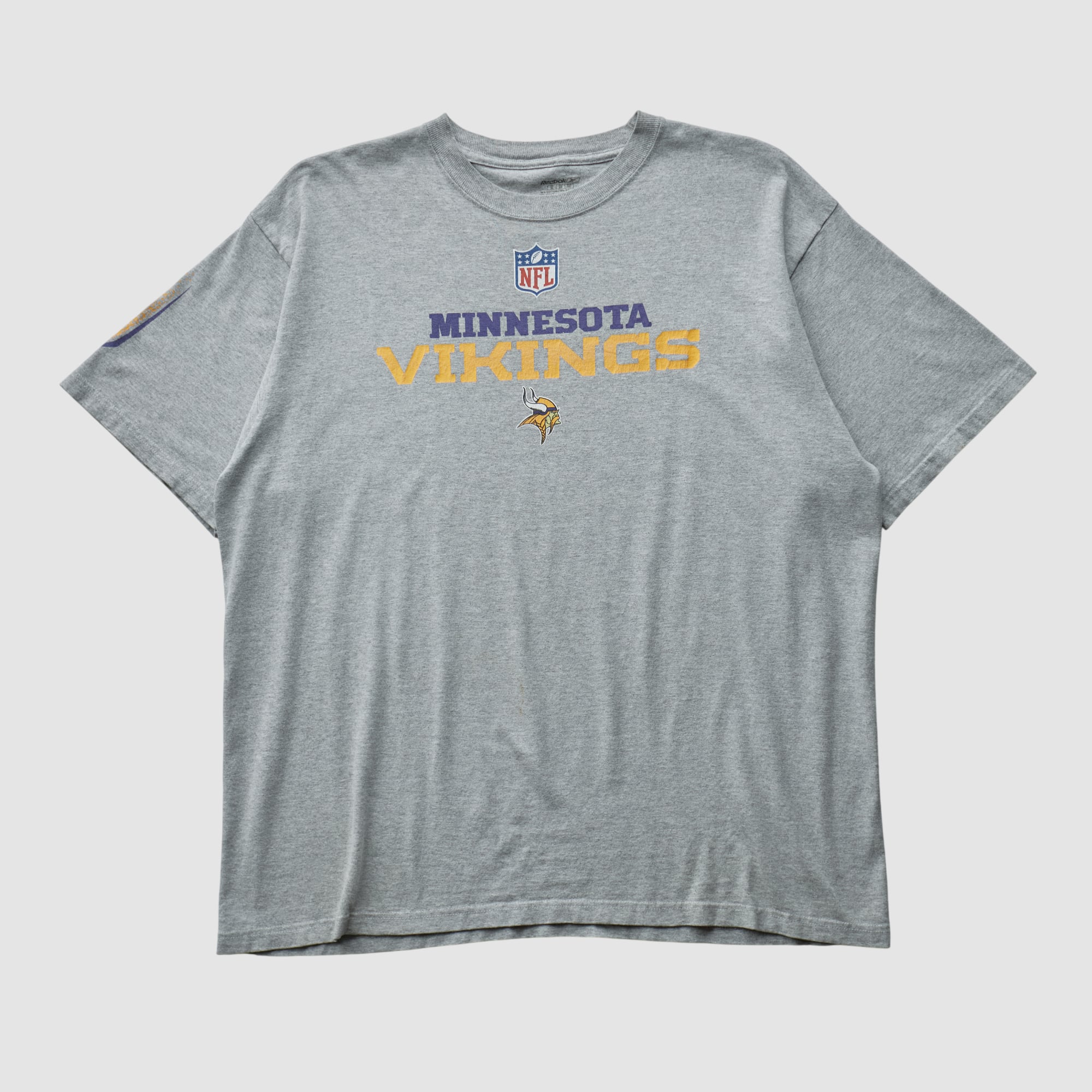 Minnesota Vikings Reebok 2000s T-shirt - Heather Gray - XL by 