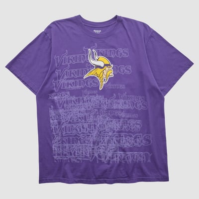 Minnesota Vikings Reebok 2000s T-shirt - Purple - 2XL by Fanatics Real Vintage