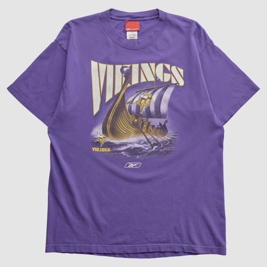 Minnesota Vikings Reebok 2000s T-shirt - Purple - M by Fanatics Real Vintage