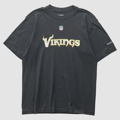 Minnesota Vikings Reebok 2010s T-shirt - Black - XS by Fanatics Real Vintage