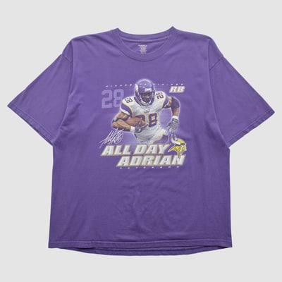Minnesota Vikings Reebok 2010s T-shirt - Purple - M by Fanatics Real Vintage