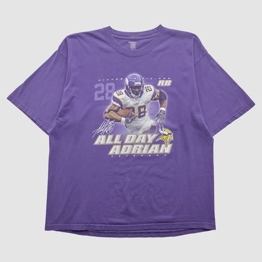 Minnesota Vikings Reebok 2010s T-shirt - Purple - M by Fanatics Real Vintage