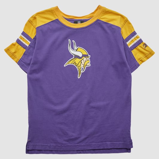 Minnesota Vikings Reebok 2010s T-shirt - Purple - Yth M by Fanatics Real Vintage