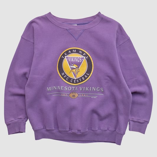 Minnesota Vikings Salem Sportswear 1993 Pullover Sweatshirt - Purple - M by Fanatics Real Vintage