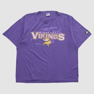 Minnesota Vikings Starter 90s T-shirt - Purple - 2XL by Fanatics Real Vintage