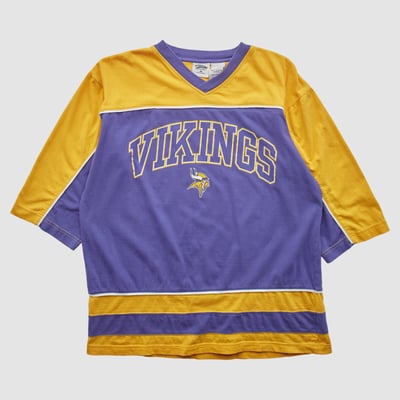 Minnesota Vikings The Edge 2000 T-shirt - Purple - L by Fanatics Real Vintage