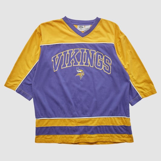 Minnesota Vikings The Edge 2000 T-shirt - Purple - L by Fanatics Real Vintage