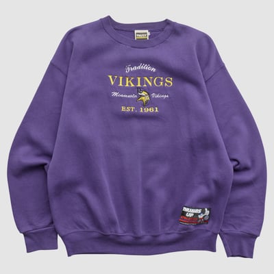 Minnesota Vikings Tultex 90s Pullover Sweatshirt - Purple - M by Fanatics Real Vintage