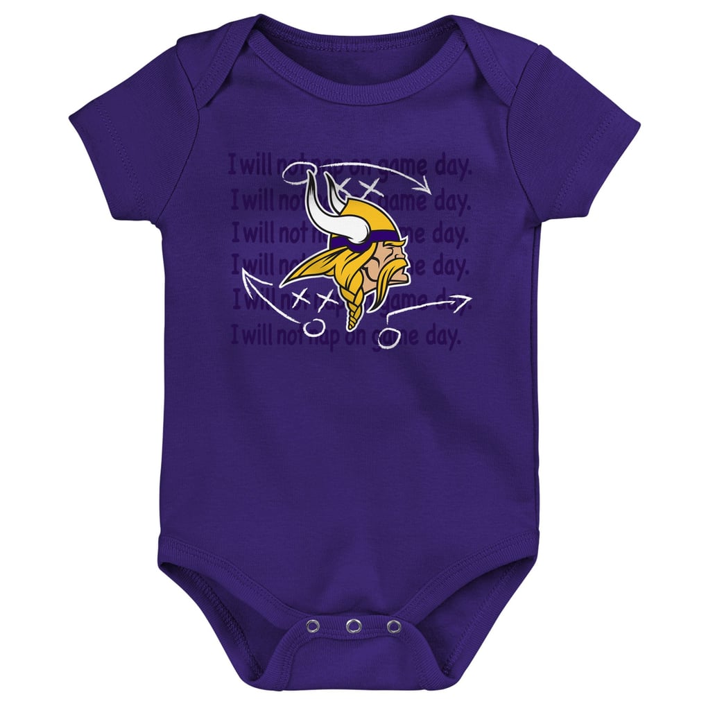 Minnesota Vikings Newborn & Infant Team Starter 3-Pack Bodysuit Set