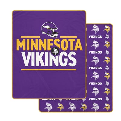Minnesota Vikings Pegasus Campaign Double-Sided 60" x 70" Ultra Cozy Blanket