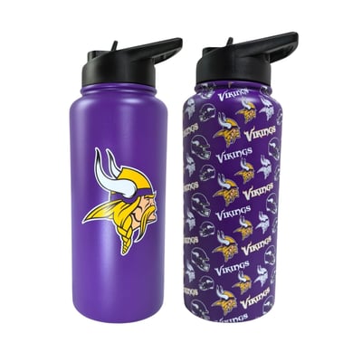 Minnesota Vikings Pegasus Game Day Duo 41oz. Stainless Steel Water Bottle Set