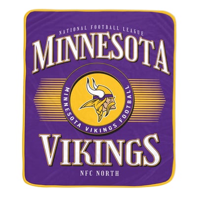 Minnesota Vikings Pegasus Spotlight Arch 60" x 70" Ultra Soft Throw Blanket