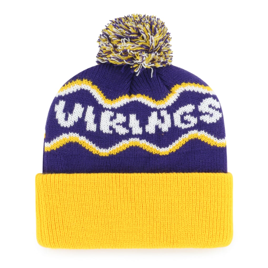 Preschool '47 Purple Minnesota Vikings Squiggle Script Cuffed Knit Hat ...