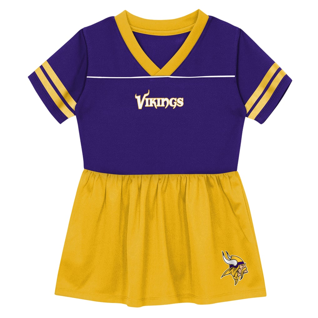 vikings jersey dress Toddler Outerstuff Purple Minnesota Stadium Lights V-Neck Fashion Football CBH182104_DGR