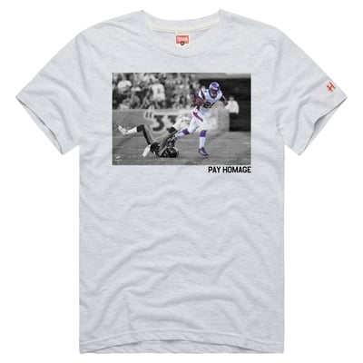 Adrian Peterson Minnesota Vikings Homage Unisex Tri-Blend Player T-Shirt - Ash
