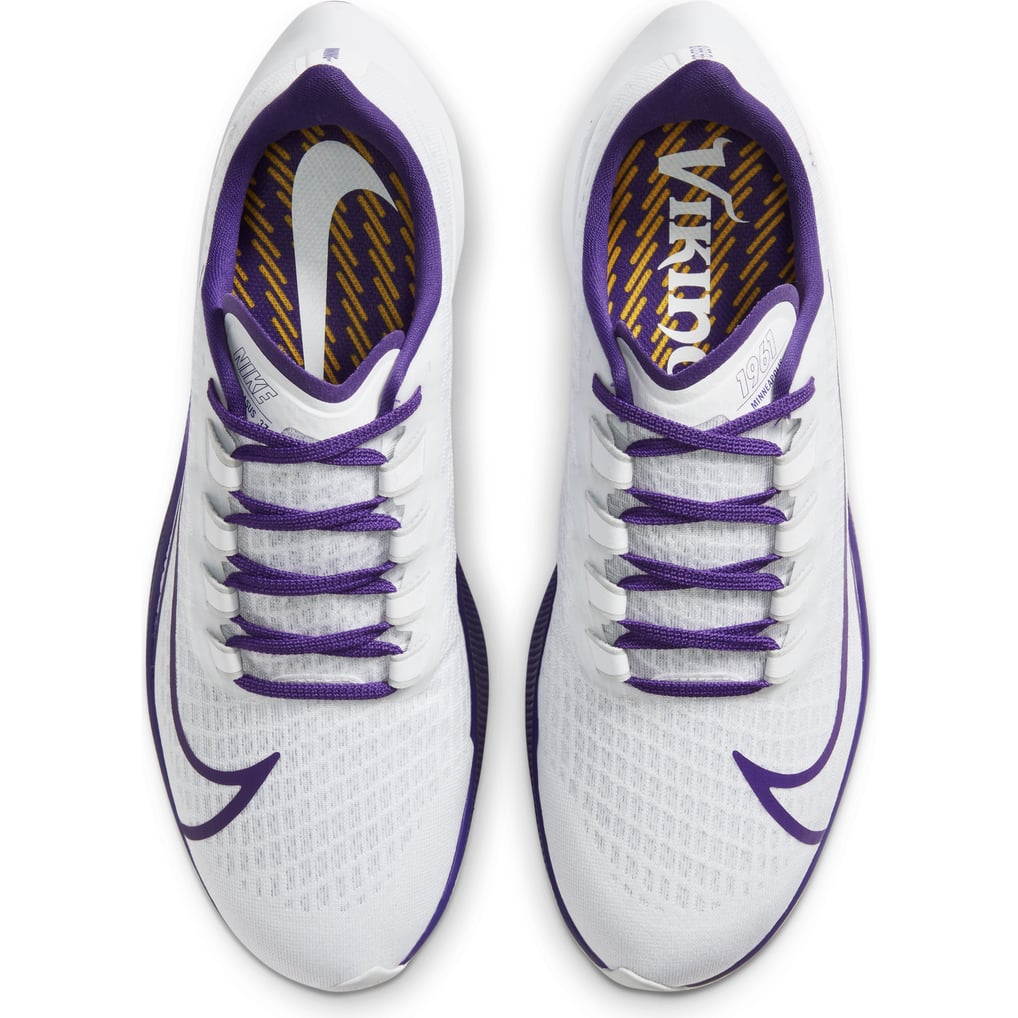 NIKE Air‎ Zoom Pegasus 37 Minnesota Vikings Running Shoes Mens 12.5 White Purple NIKE Air Zoom Pegasus 37 Minnesota Vikings Running Shoes  main image 4
