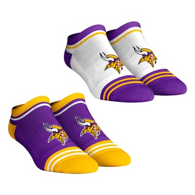 Minnesota Vikings Rock Em Unisex Team Color Low-Cut Ankle Socks - Purple
