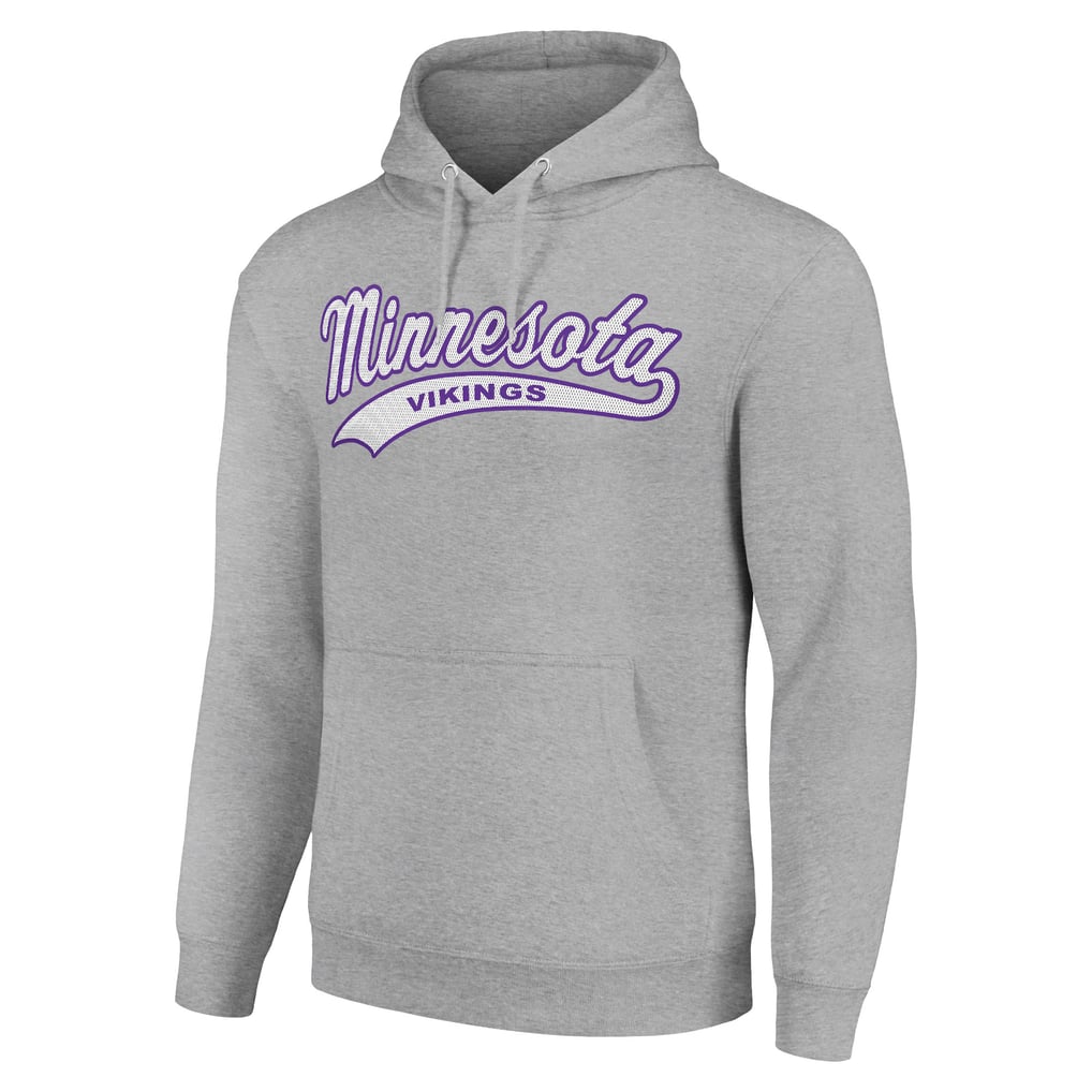 Minnesota Vikings Starter Unisex Tailsweep Pullover Hoodie - Heather Gray