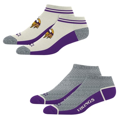  Minnesota Vikings Starter Unisex Two-Pack Double Play Ankle Socks