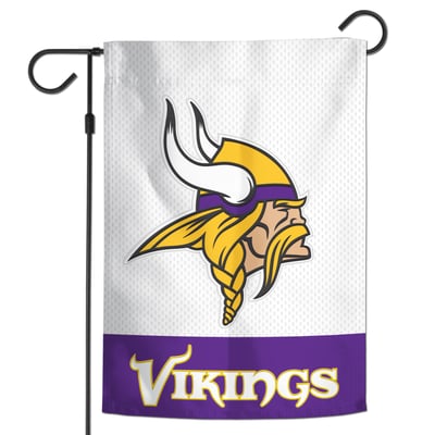 WinCraft Minnesota Vikings Garden Flag – 12.5x18 Inch, Polyester, NFL Team Banner