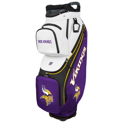 Minnesota Vikings WinCraft Clubhouse Cooler Cart Golf Bag