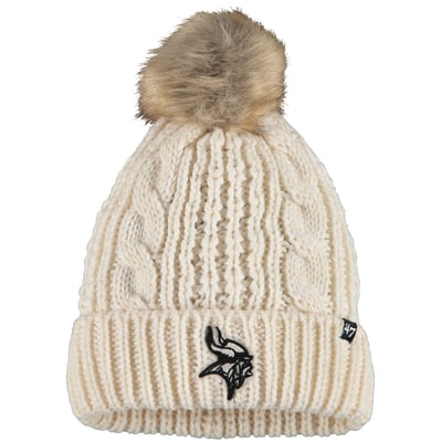 Minnesota Vikings '47 Women's Meeko Cuffed Knit Hat - Cream