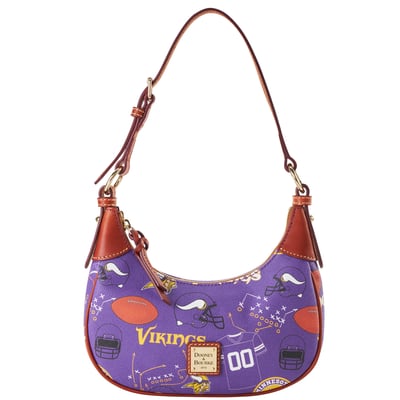 Minnesota Vikings Dooney & Bourke Women's Slouchy Shoulder Bag