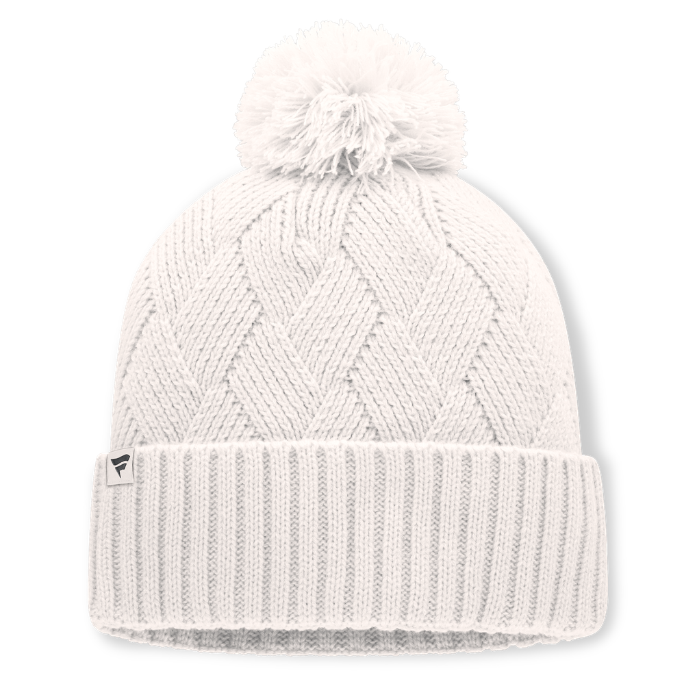  Minnesota Vikings Fanatics Women's Shift Cuffed Knit Hat with Pom - Cream
