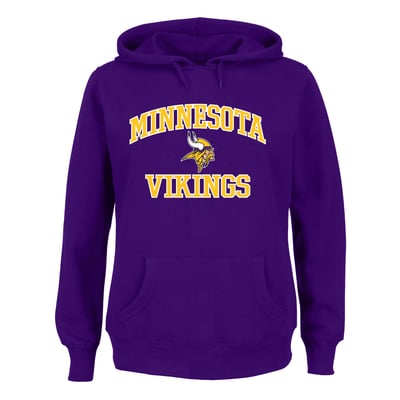 Minnesota Vikings Fanatics Women's Plus Size Heart & Soul Hoodie - Purple