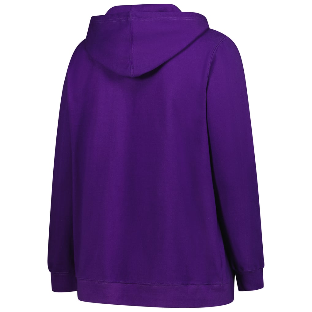 Minnesota Vikings Fanatics Women's Plus Size V-Neck Pullover Hoodie - Purple