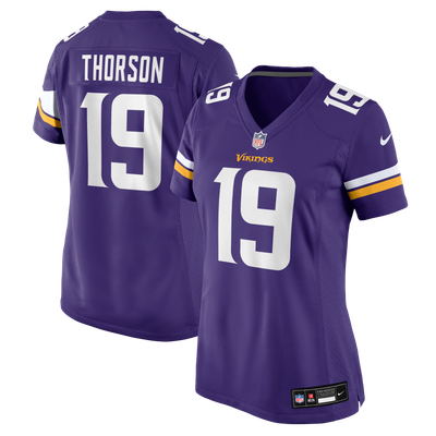 Brett Thorson Minnesota Vikings Nike Women's Team Game Jersey - Purple