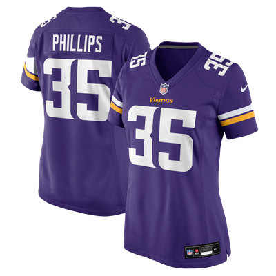 Bryce Phillips Minnesota Vikings Nike Women's Team Game Jersey - Purple