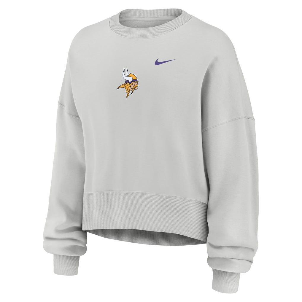  Minnesota Vikings Nike Women's Oversized Primetime Phoenix Fleece Sweatshirt - Gray
