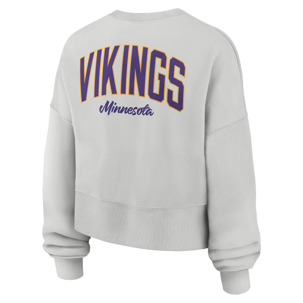  Minnesota Vikings Nike Women's Oversized Primetime Phoenix Fleece Sweatshirt - Gray