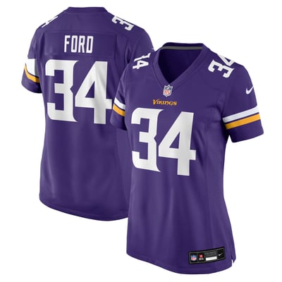 Jerome Ford Minnesota Vikings Nike Women's Team Game Jersey - Purple