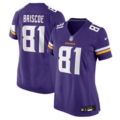Michael Briscoe Minnesota Vikings Nike Women's Team Game Jersey - Purple