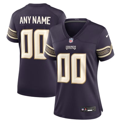  Minnesota Vikings Nike Women's 2026 Rivalries Collection Game Custom Jersey - Purple