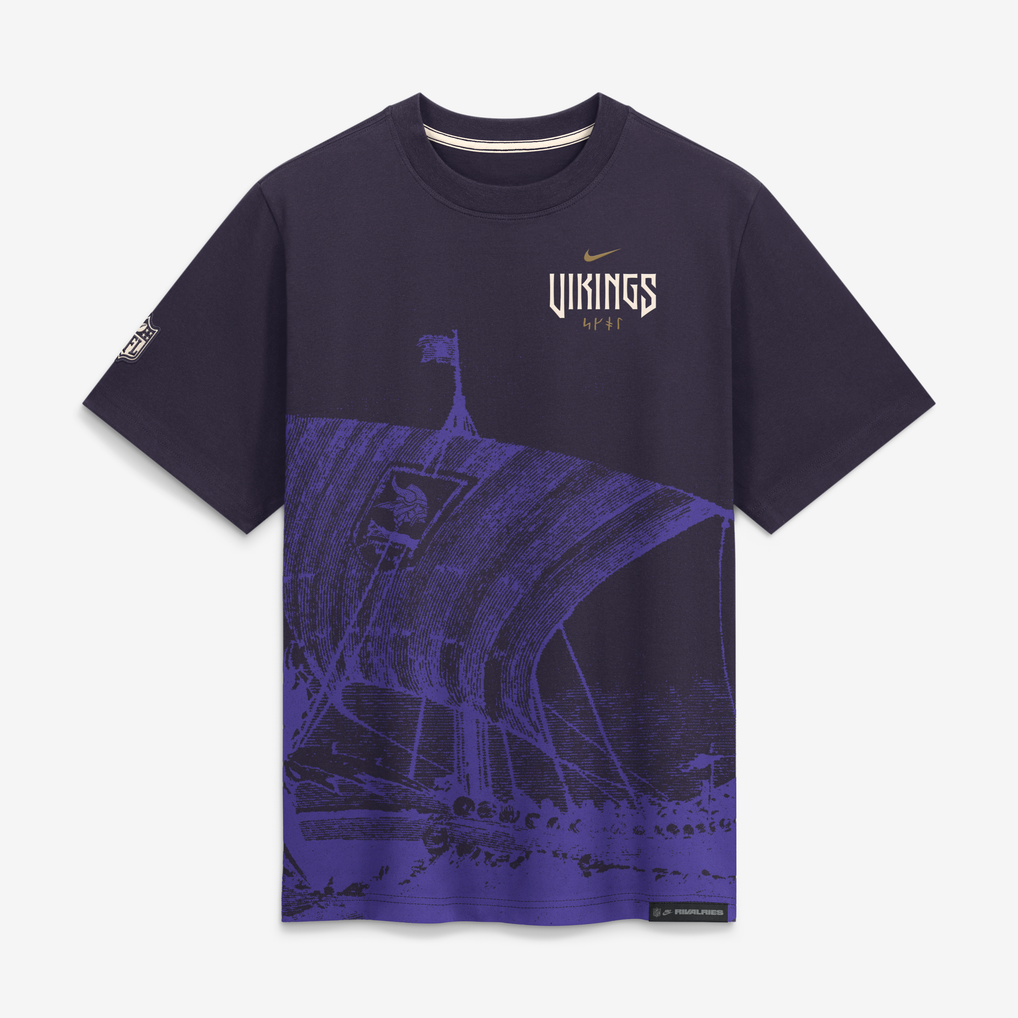 Women's Minnesota Vikings Nike Purple 2026 Rivalries Collection Loose ...