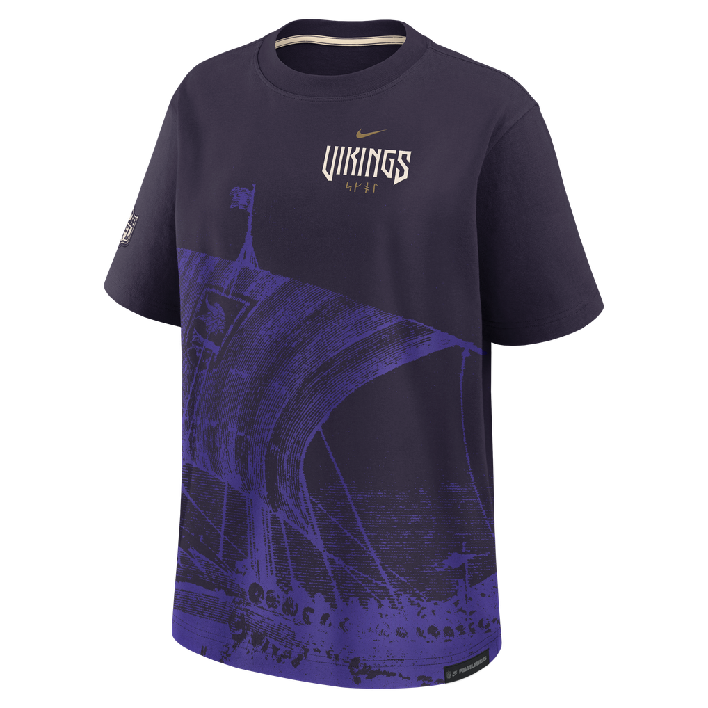 Women's Minnesota Vikings Nike Purple 2026 Rivalries Collection Loose ...