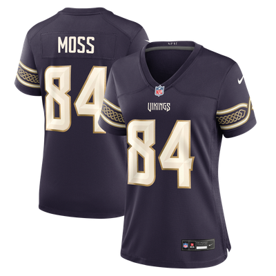 Randy Moss Minnesota Vikings Nike Women's 2026 Rivalries Collection Game Jersey - Purple