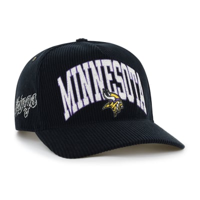 Minnesota Vikings Stoney Clover Lane x '47 Women's Big Arch Hitch Adjustable Hat - Black